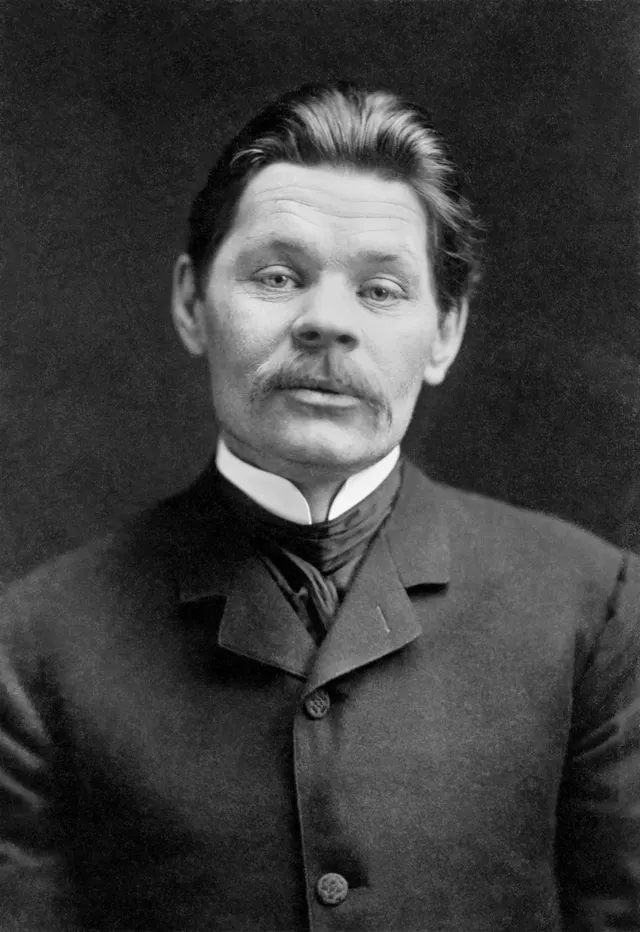 Porträt von Maxim Gorki (Herman Mishkin)